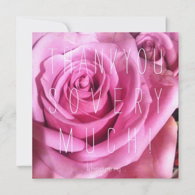 You're a Peach! Thank You Card (Front)
