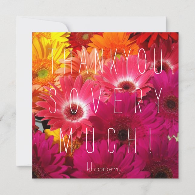 You're a Peach! Thank You Card (Front)