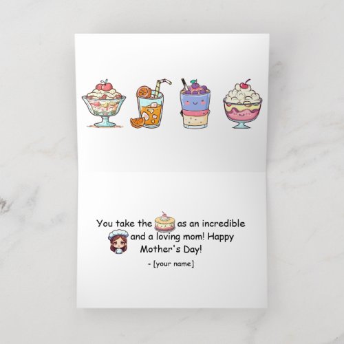 Youre a recipe for success Happy Mothers Day Foil Holiday Card