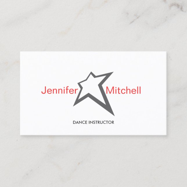 YOU'RE A STAR Business Card (Front)