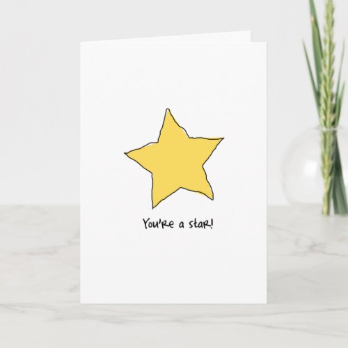 Youre a Star Card