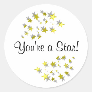 You're a Star! Classic Round Sticker