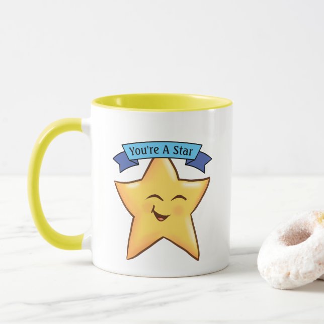 You're A Star  Mug (With Donut)