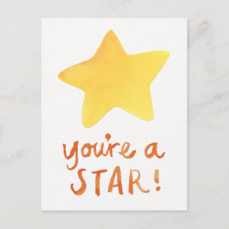 You're A Star Postcard