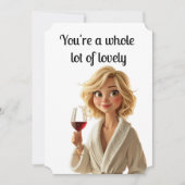 You're a whole lot of lovely (Romantic Greeting  (Front)