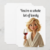 You're a whole lot of lovely (Romantic Greeting  (Front/Back)