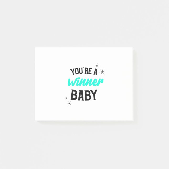 You're a Winner Baby Post-it Notes (Front)