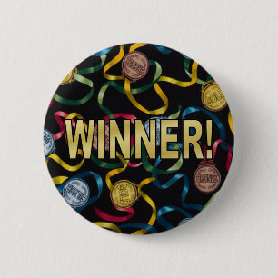 You're a Winner! Button