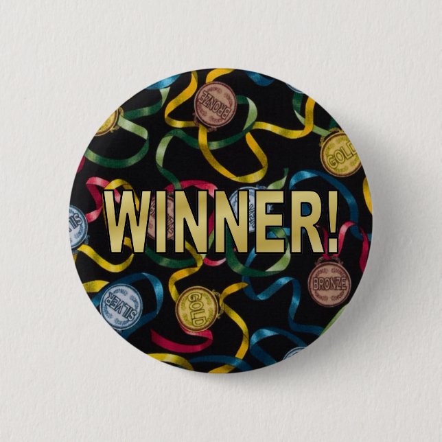You're a Winner! Button (Front)