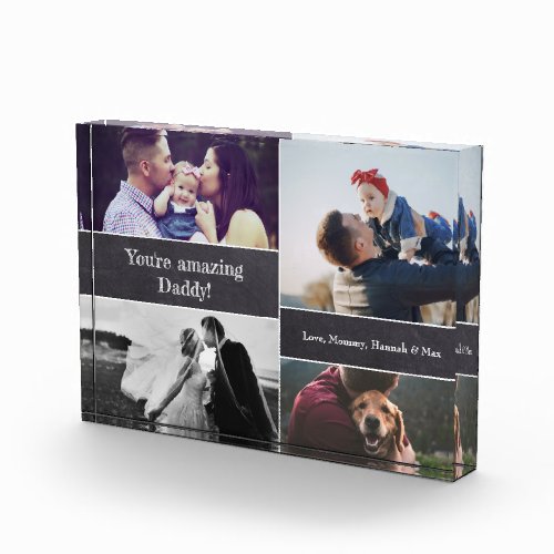 Youre Amazing Daddy Photo collage Fathers day