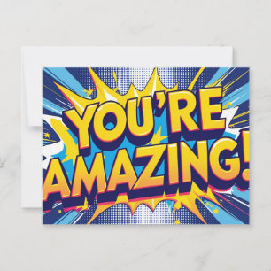 You're Amazing Postcard