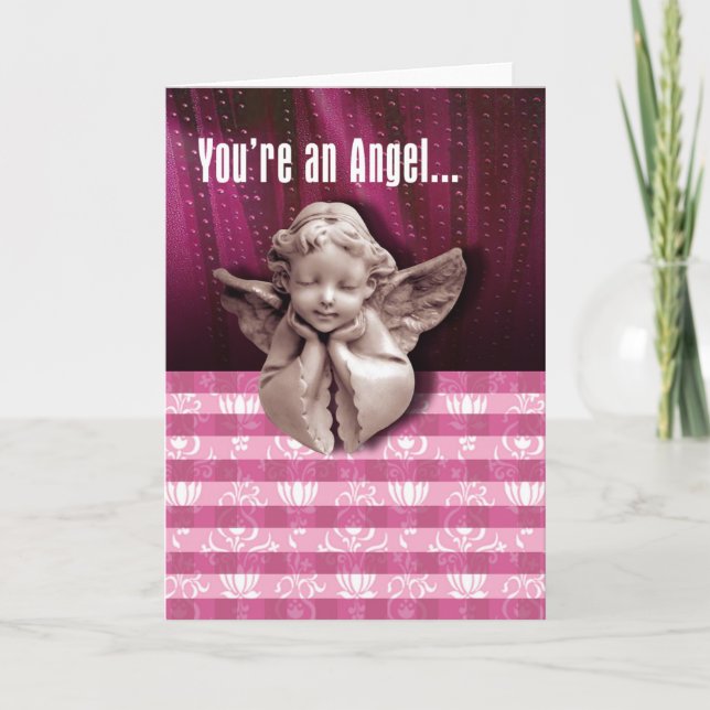 You're An Angel Greeting Card (Front)