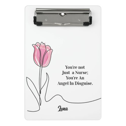 Youre an Angel in Disguise personalized name  Mini Clipboard