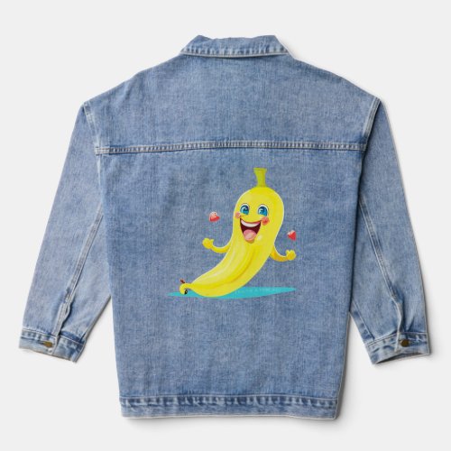 Youre apeeling funny banana  denim jacket