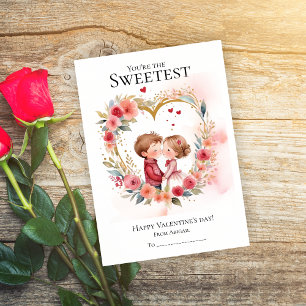 You're are the sweetest friend Valentine's day  Holiday Card
