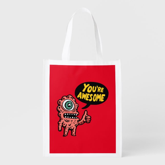 You're Awesome Grocery Bag (Front)