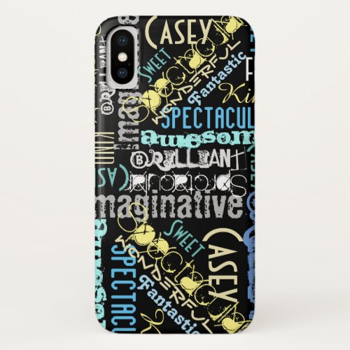 Youre Awesome Personalize Words and NAME iPhone XS Case
