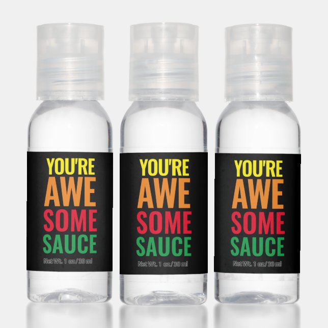 You're Awesomesauce! World Compliment Day Hand Sanitizer (Set)