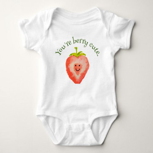 Youre Berry Cute  Baby One_Piece Baby Bodysuit