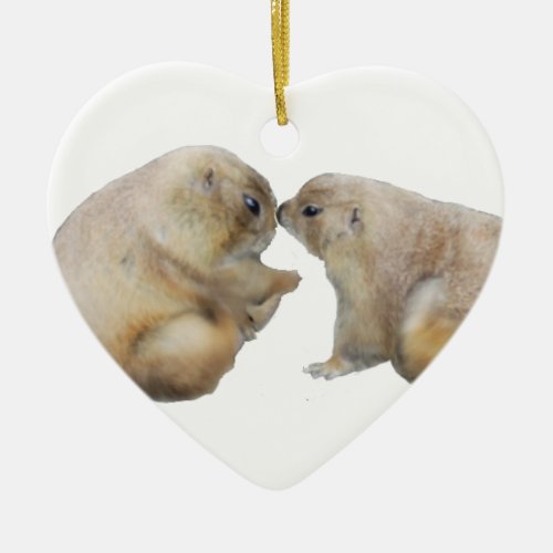 Youre blessed groundhogs ceramic ornament