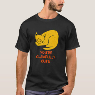 You're Clawfully Cute Cat Couples Kitten T-Shirt