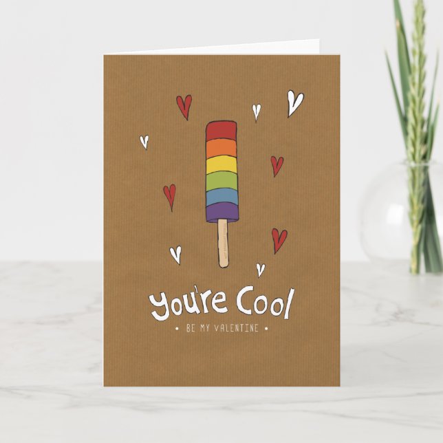 You're Cool Valentines Card (Front)