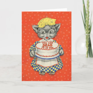 YOU'RE DEAD TO US - funny mean new job card