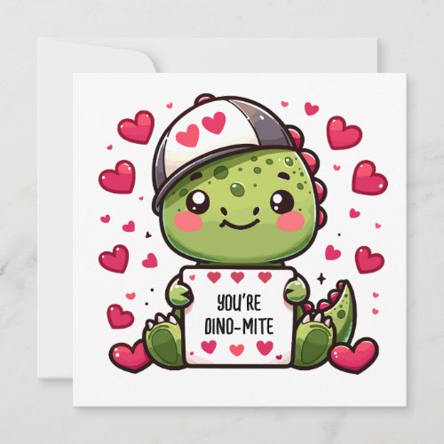 Youre Dino_mite _ Cute Dinosaur Valentines Card