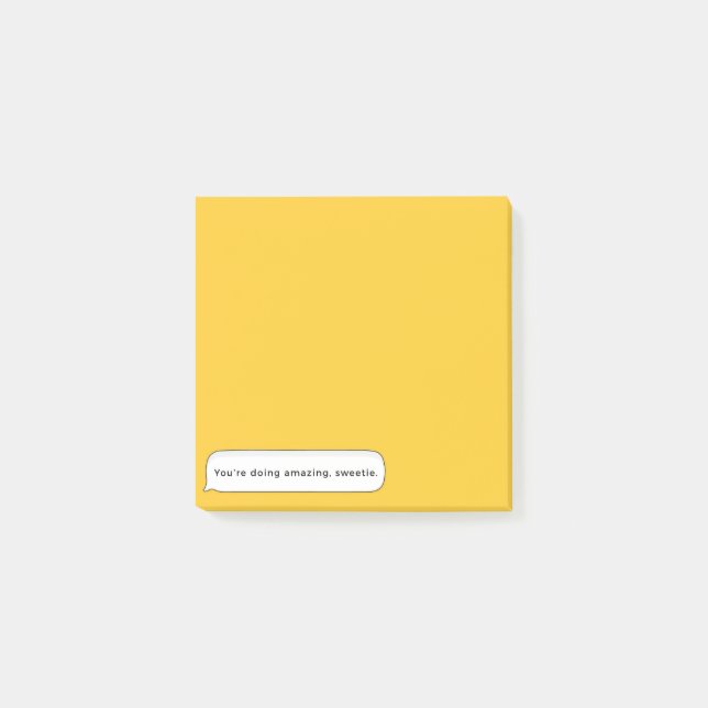 "You're Doing Amazing" Sassy Sticky Notes (Front)