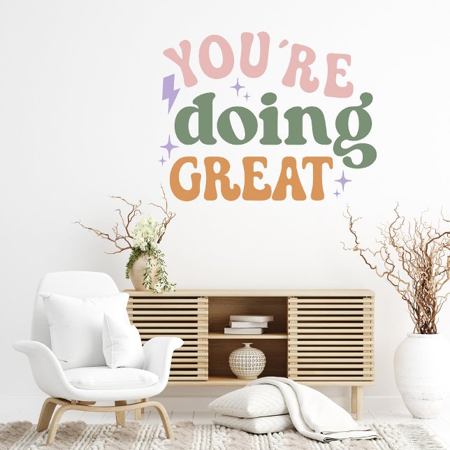 You're Doing Great Inspirational Quote Wall Decal (Creator Uploaded)