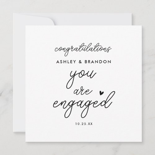  Youre Engaged Congratulations Engagement Card