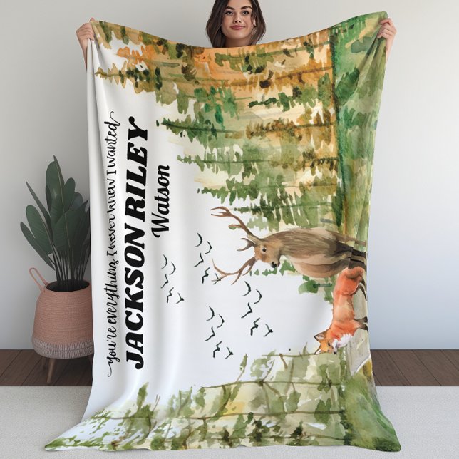 You're Everything I Never Knew I Wanted Wild Blush Fleece Blanket (You're Everything I Never Knew I Wanted Wild Blush Fleece Blanket (L))