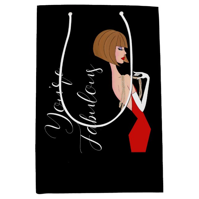 "You're Fabulous" DIVA Gift Bag (Front)