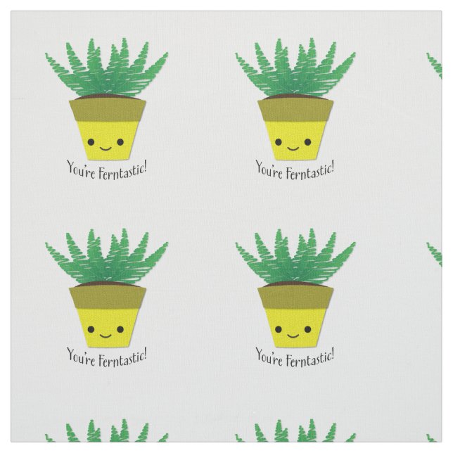 You're Ferntastic Fern Fabric (Swatch)