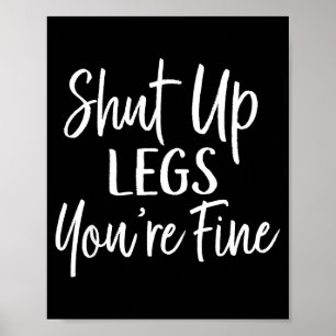 You're Fine Shirt For Gym - Funny Workout  Poster