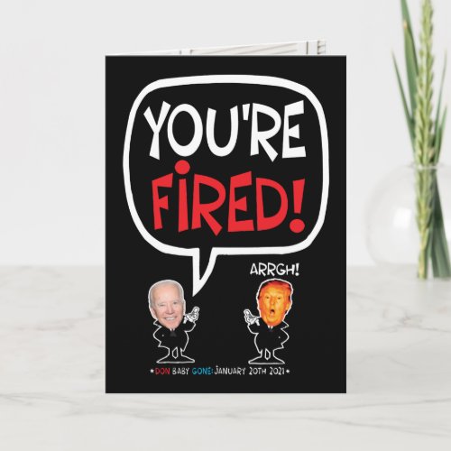Youre Fired Card