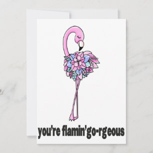 You're Flamin'go-rgeous Holiday Card
