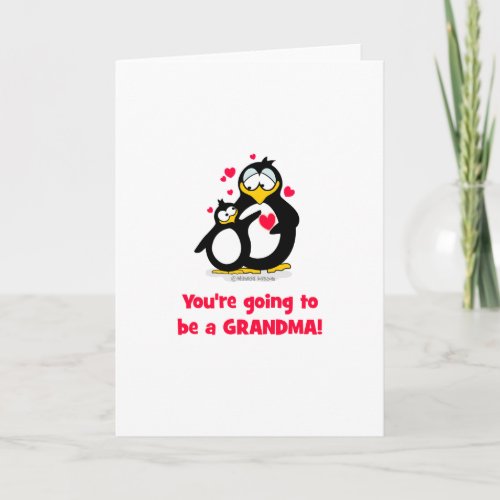 Youre going to be a grandma card