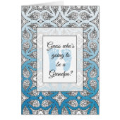 You're going to be a Grandpa Announcement card (Front)