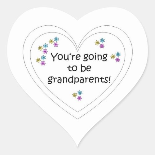 Youre going to be a grandparents sticker