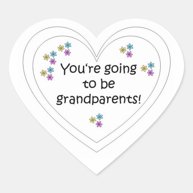 You're going to be a grandparents, sticker (Front)