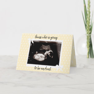 You're going to be an Aunt Baby Pregnancy announce Card