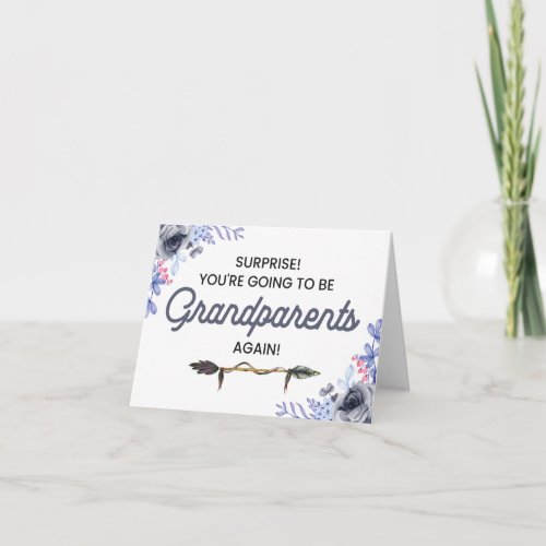 Youre Going To Be Grandparents Again Card