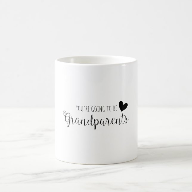 You're Going To Be Grandparents Coffee Mug (Center)