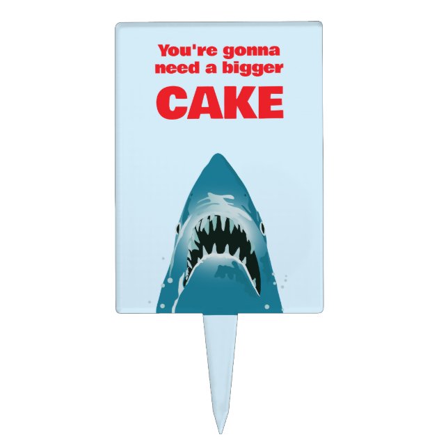 Youre Gonna Need A Bigger Cake Getting Old Insult Cake Topper (Front)