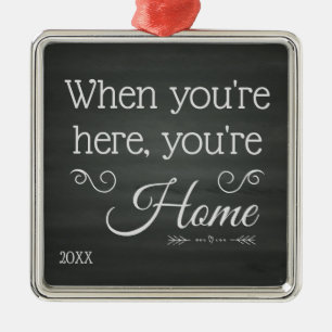 You're Home - Foster Care Adoption Gifts Metal Ornament
