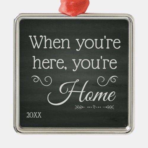 Youre Home _ Foster Care Adoption Gifts Metal Ornament