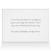 You're in my thoughts during cancer treatments (Inside Horizontal (Top))