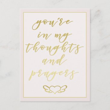 You're in my Thoughts & Prayers Blush Pink & Gold