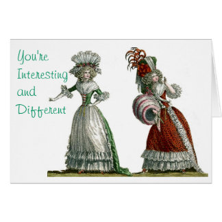 You're Interesting and Different Card